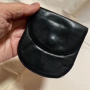 Black leather small Amanda Smith wallet